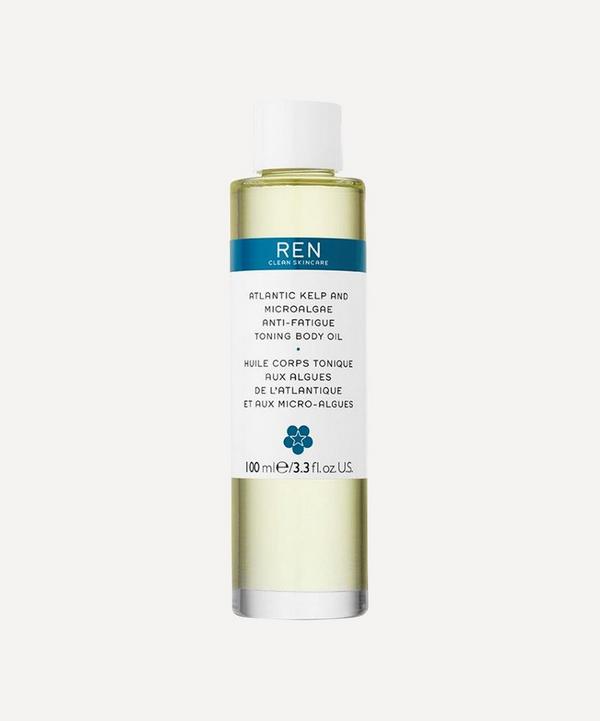 REN Clean Skincare - Atlantic Kelp and Magnesium Microalgae Anti-Fatigue Toning Body Oil 100ml image number null