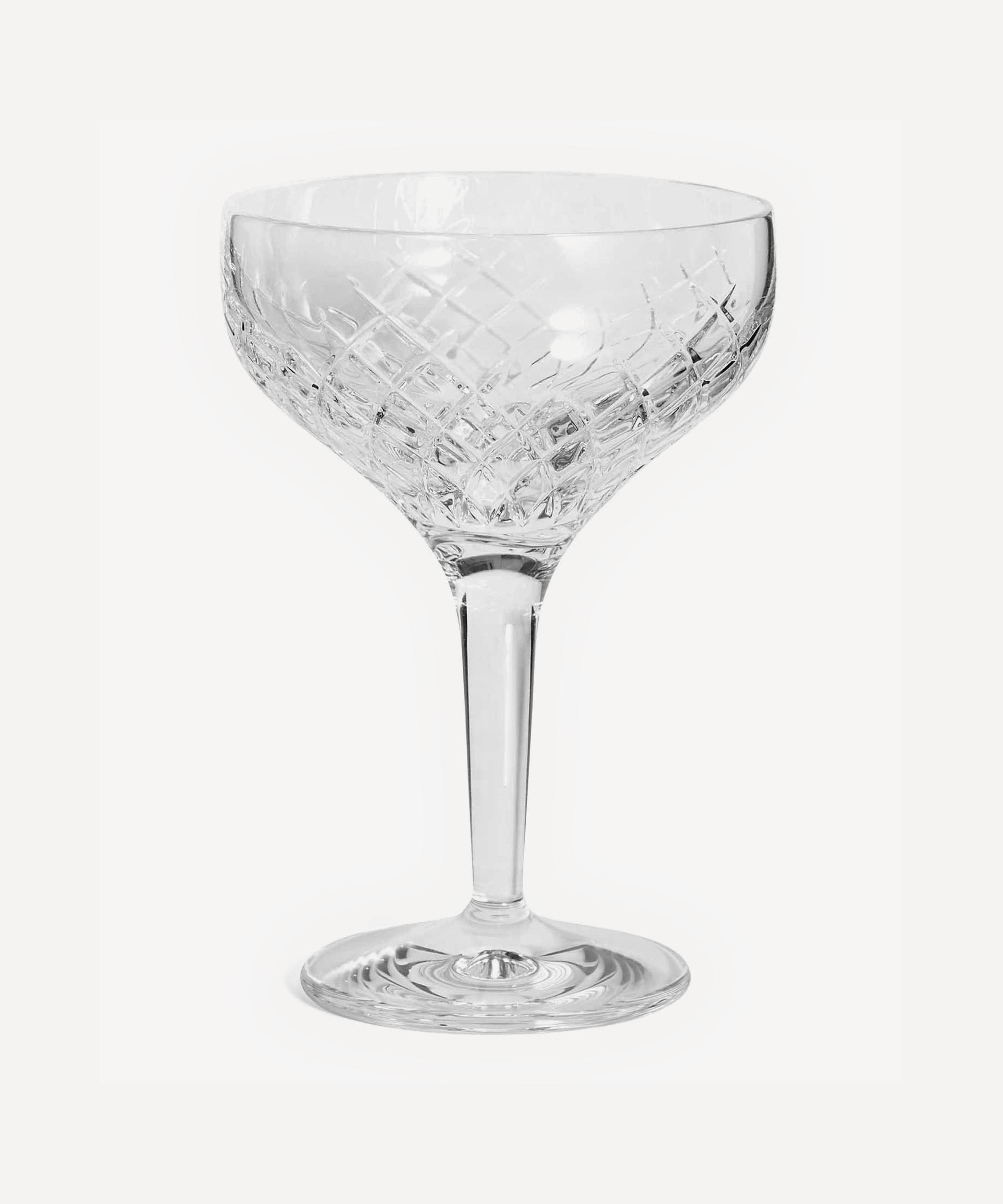 Barwell Cut Crystal Champagne Coupe Liberty
