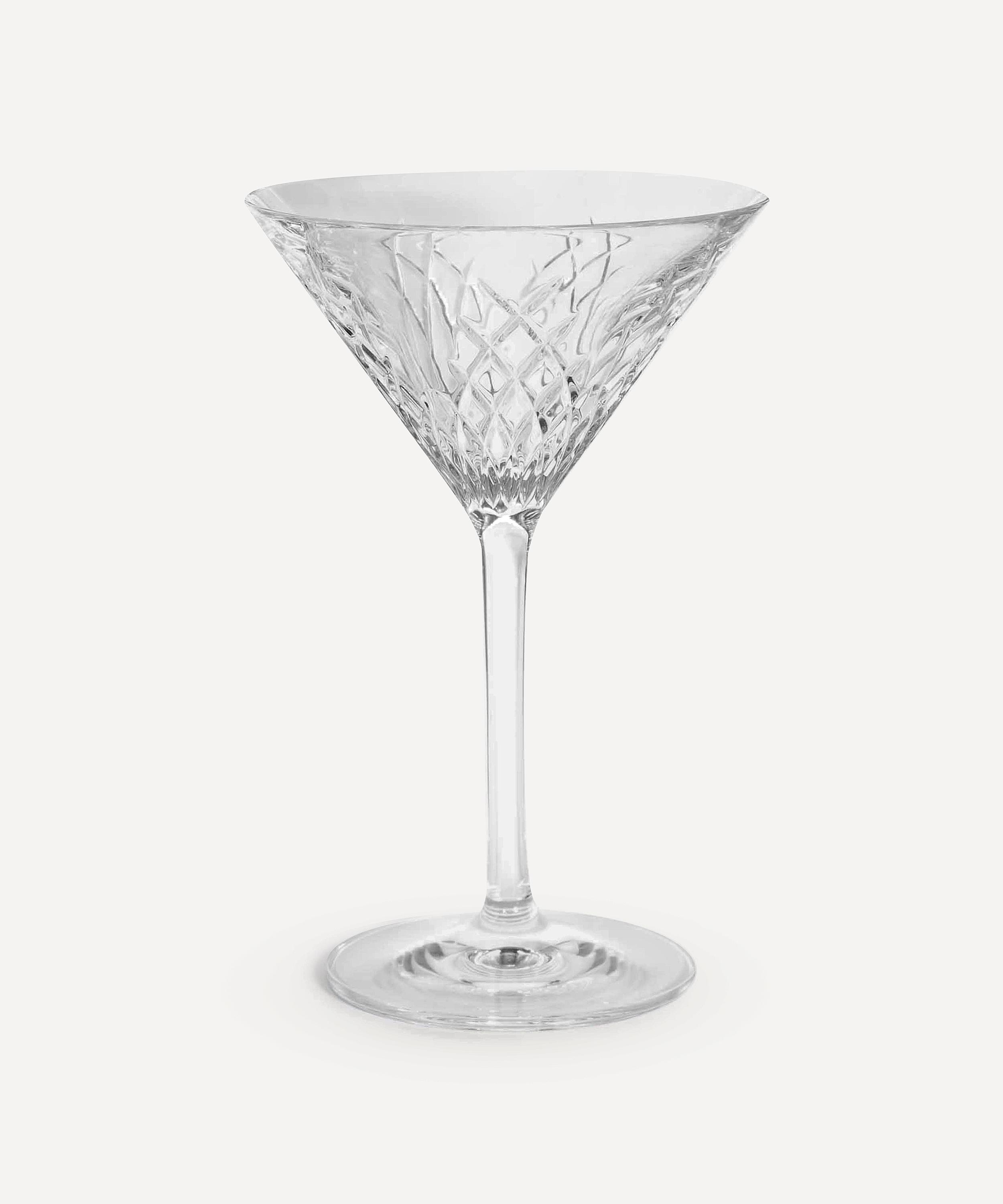 Barwell Cut Crystal Martini Glass Liberty