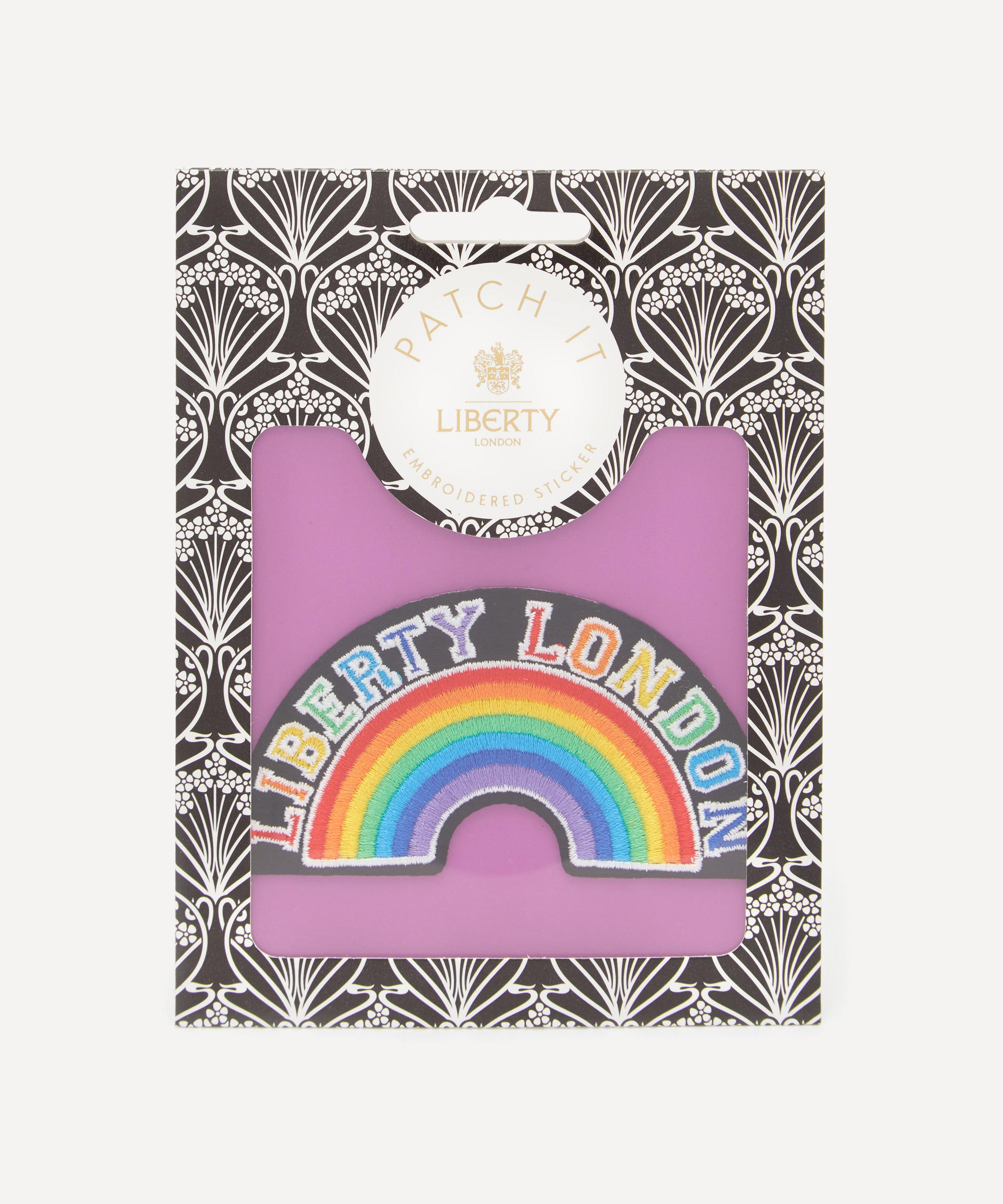 Liberty - Embroidered Rainbow Sticker Patch