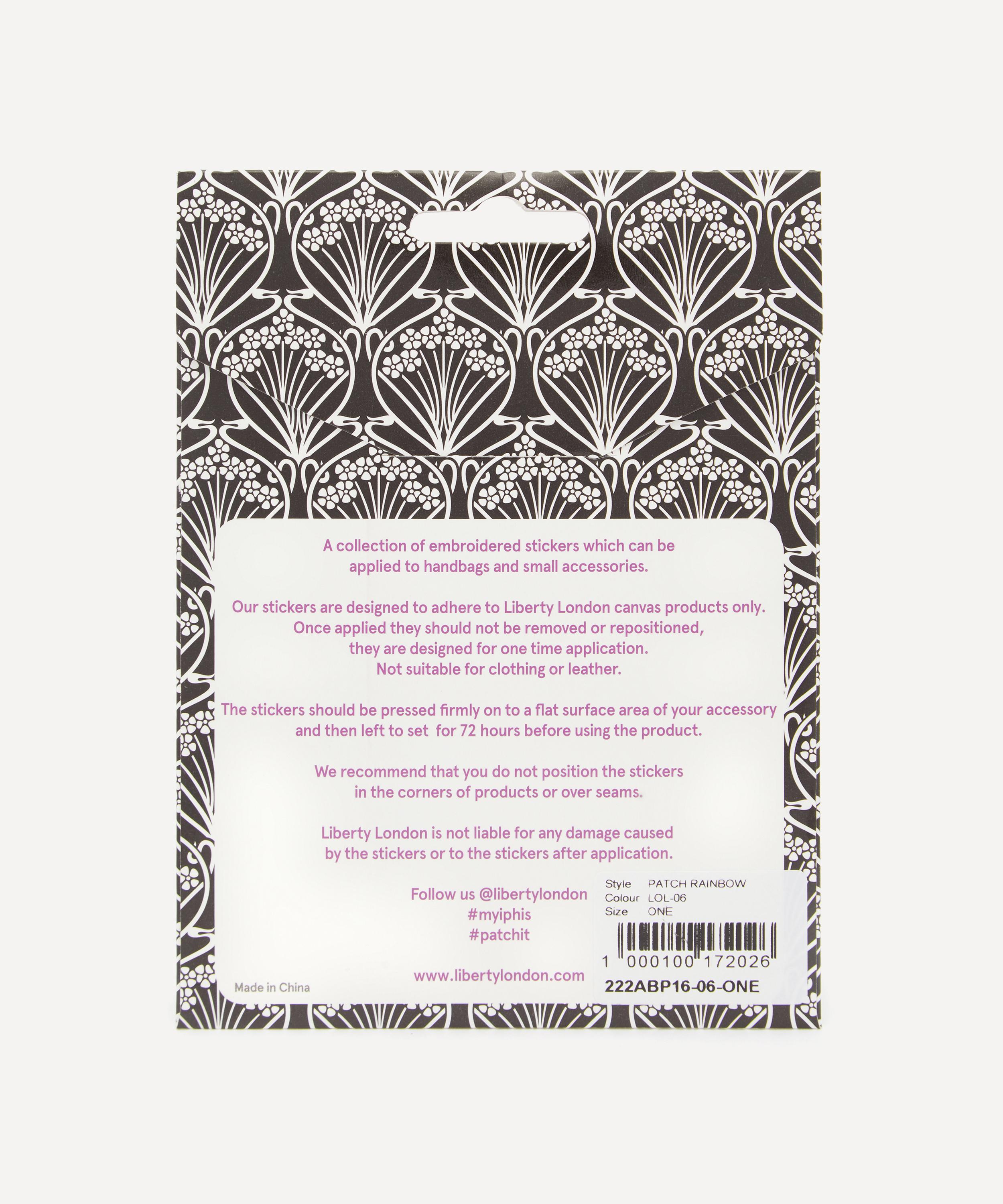 Liberty - Embroidered Rainbow Sticker Patch image number 2