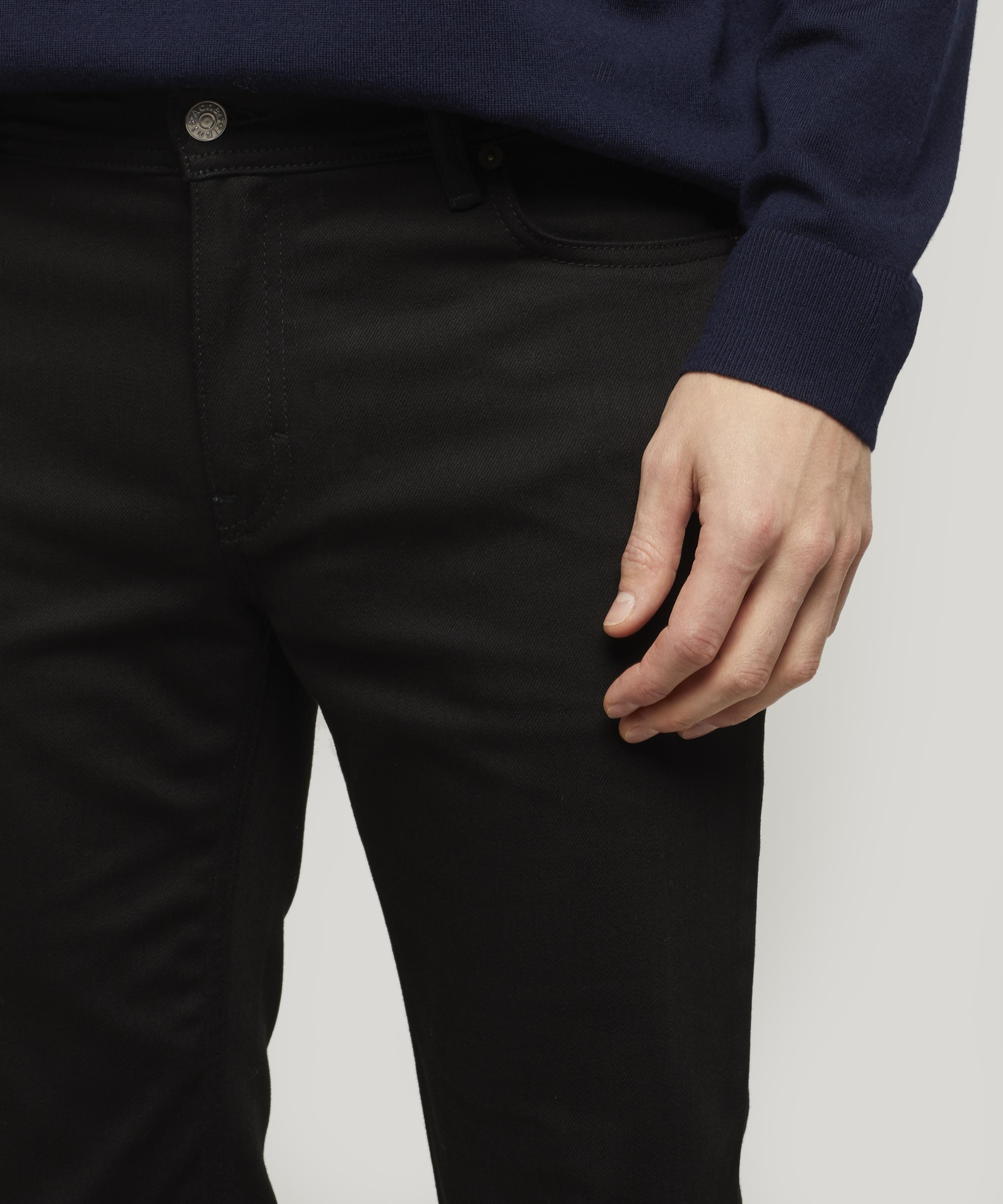 Acne Studios - North Stay Black Straight Fit Jeans image number 4