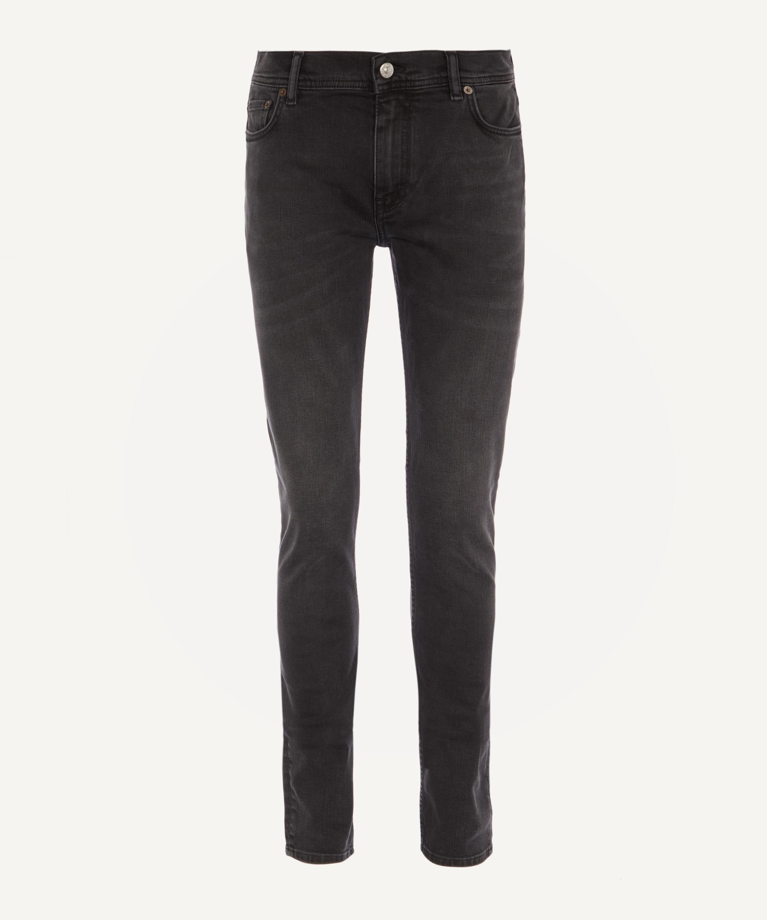 Acne Studios North Used Black Slim Fit Jeans