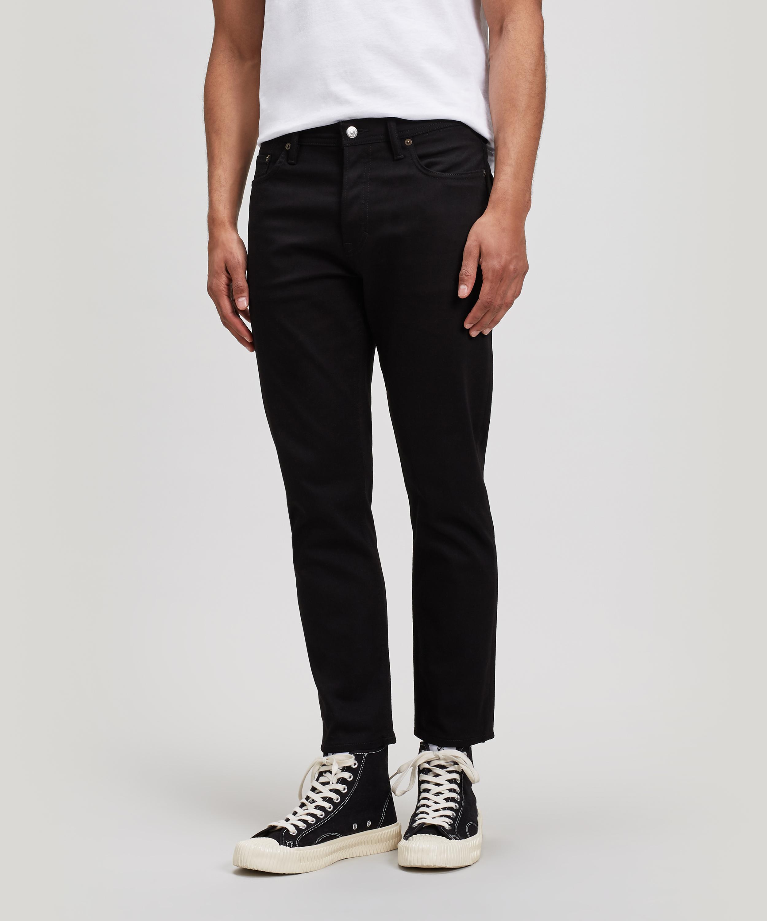 Acne Studios River Stay Black Straight Fit Jeans | Liberty