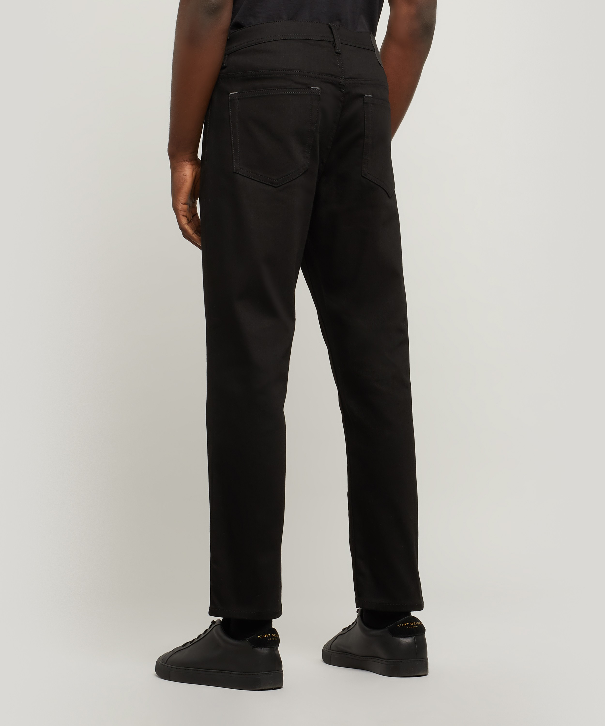 Acne Studios - River Stay Black Straight Fit Jeans image number 4