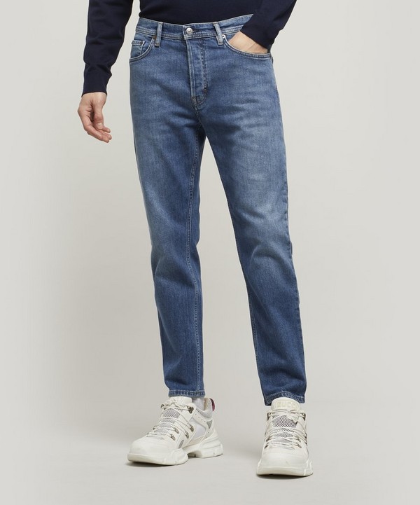 Acne Studios - River Mid Blue Straight Fit Jeans image number 1