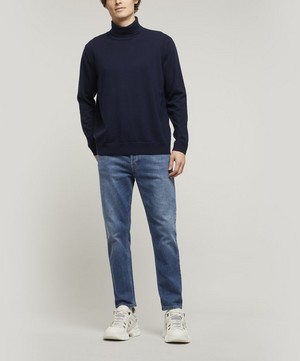 Acne Studios - River Mid Blue Straight Fit Jeans image number 2