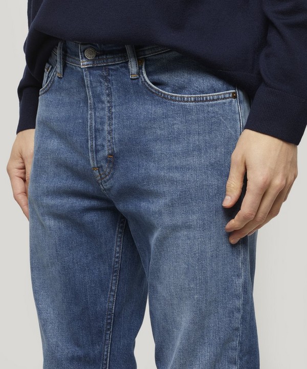 Acne Studios - River Mid Blue Straight Fit Jeans image number 4