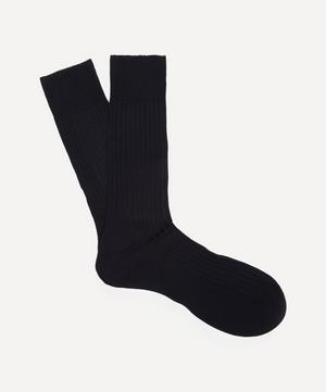 Pantherella - Danvers Ribbed Cotton Socks image number 1