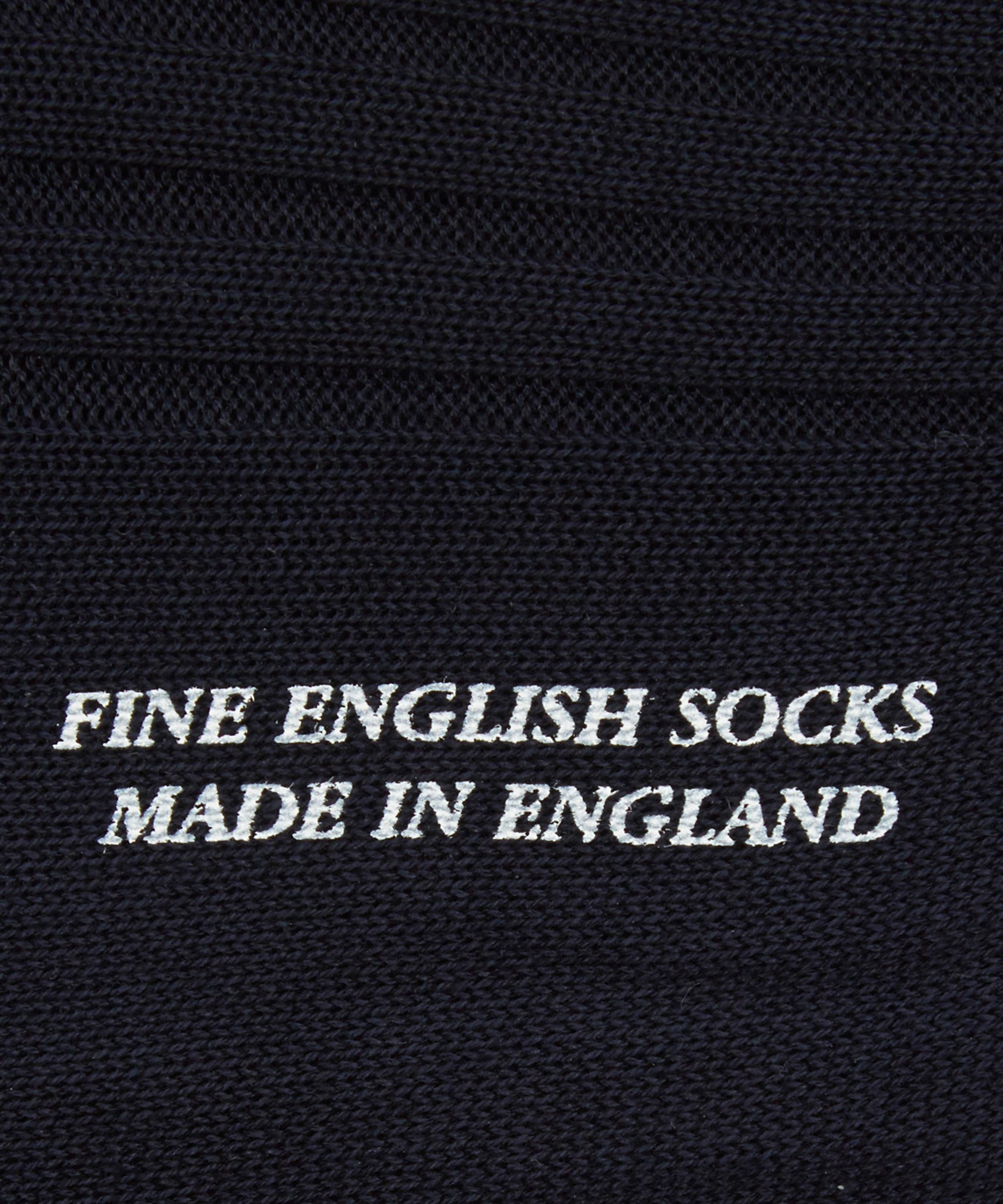 Pantherella - Danvers Ribbed Cotton Socks image number 3