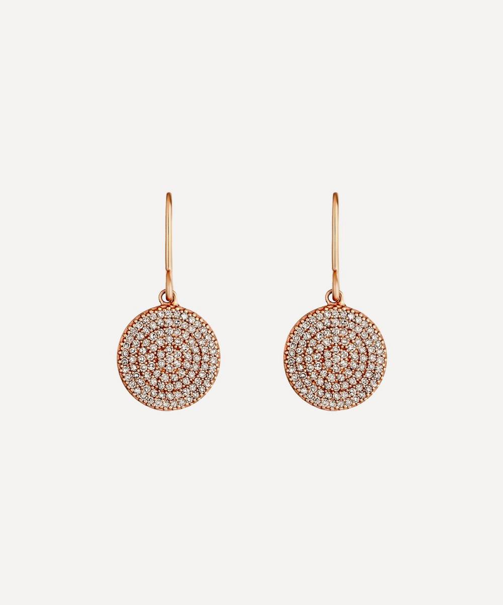 Astley Clarke - 14ct Rose Gold Icon Diamond Earrings