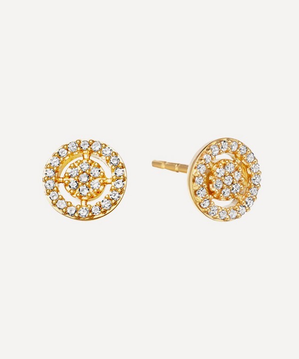 Astley Clarke - Gold Mini Icon Aura Stud Earrings image number null