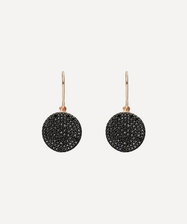 Astley Clarke - Rose Gold Icon Black Diamond Earrings image number null