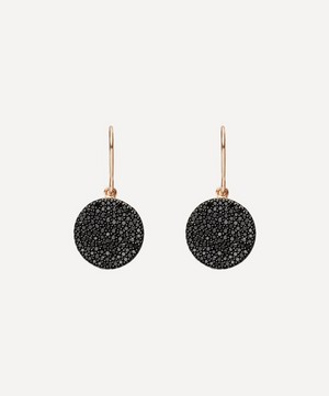 Astley Clarke - Rose Gold Icon Black Diamond Earrings image number 0