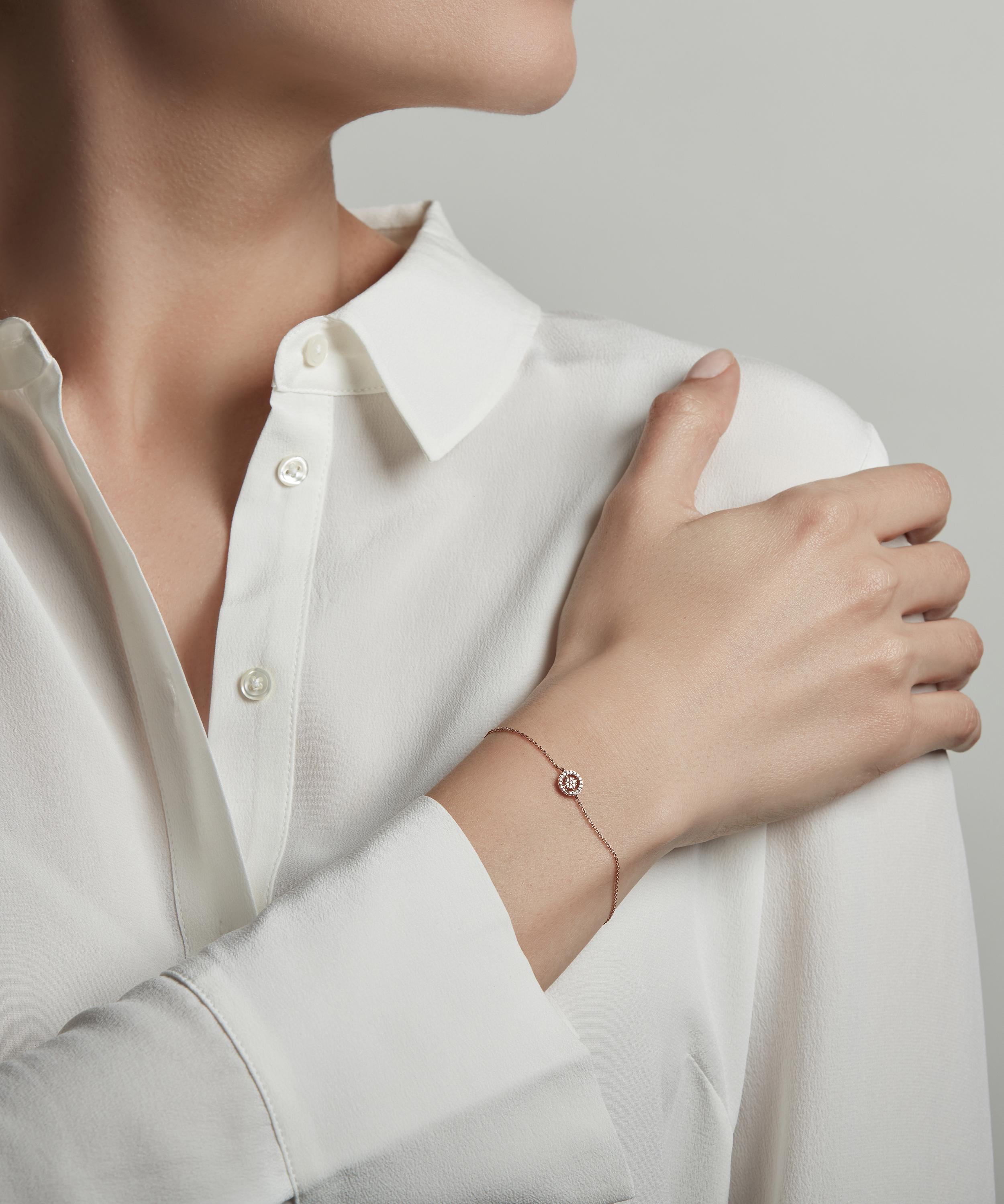 Astley Clarke - Rose Gold Mini Icon Aura Bracelet image number 1
