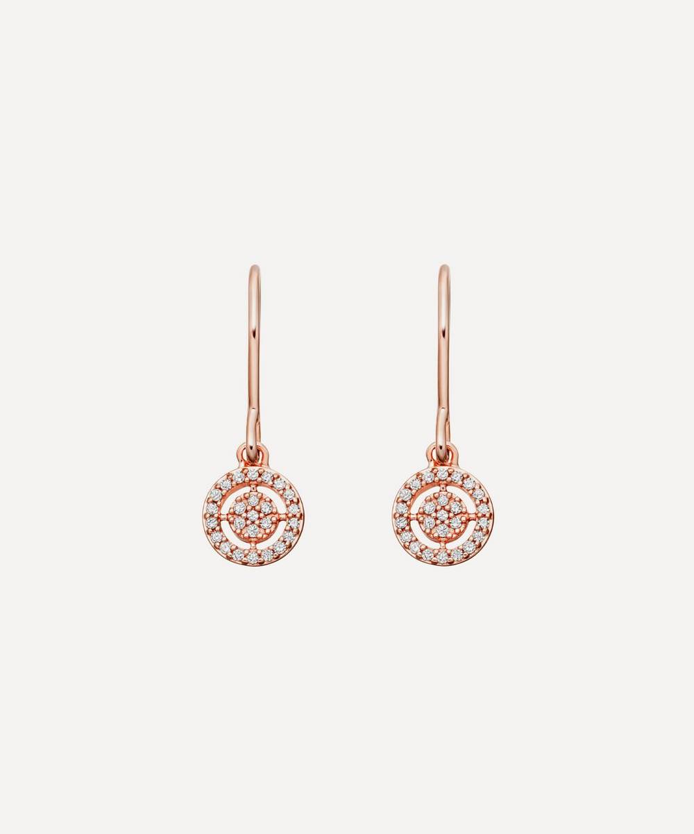 Astley Clarke - Rose Gold Mini Icon Aura Drop Earrings