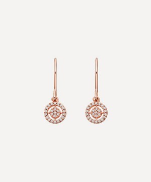 Astley Clarke - Rose Gold Mini Icon Aura Drop Earrings image number 0