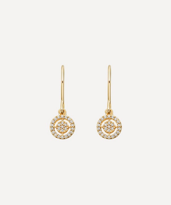 Astley Clarke - Gold Mini Icon Aura Drop Earrings image number null