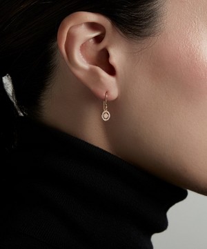 Astley Clarke - Gold Mini Icon Aura Drop Earrings image number 1