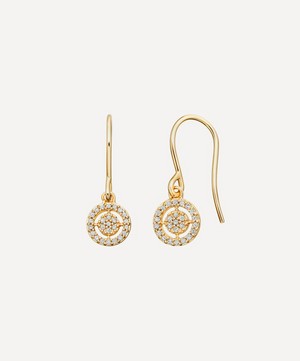 Astley Clarke - Gold Mini Icon Aura Drop Earrings image number 2