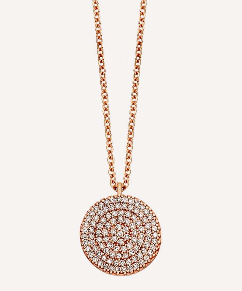 Astley Clarke - Rose Gold Icon Diamond Pendant Necklace