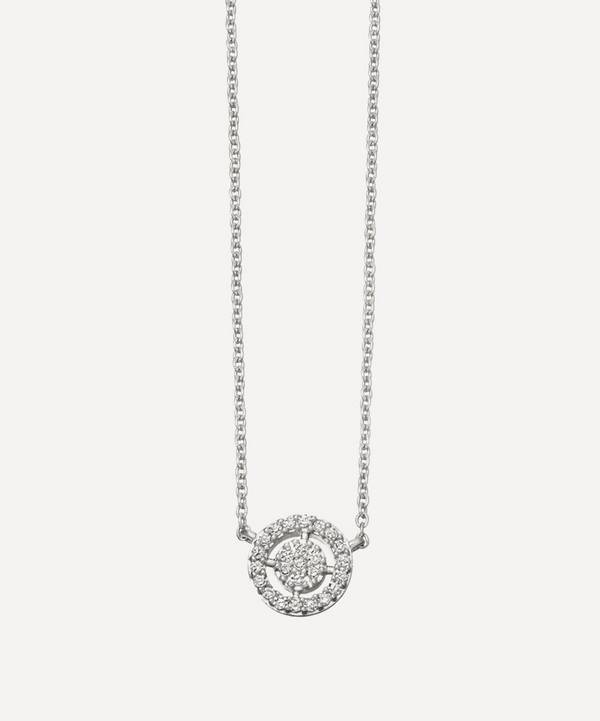 Astley Clarke - White Gold Mini Icon Aura Pendant Necklace image number 0