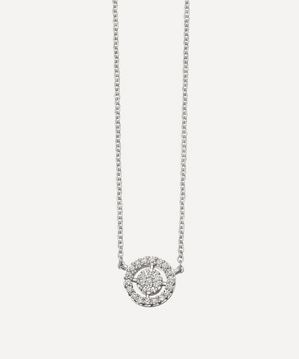 Astley Clarke - White Gold Mini Icon Aura Pendant Necklace image number null