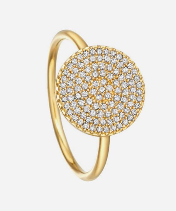 Astley Clarke - 14ct Gold Icon Diamond Ring image number 0
