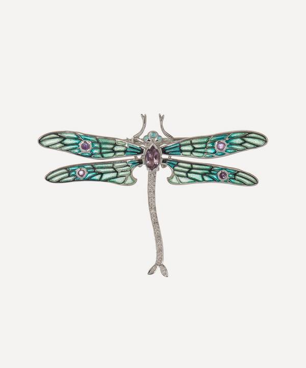 Kojis - Silver Dragonfly Brooch