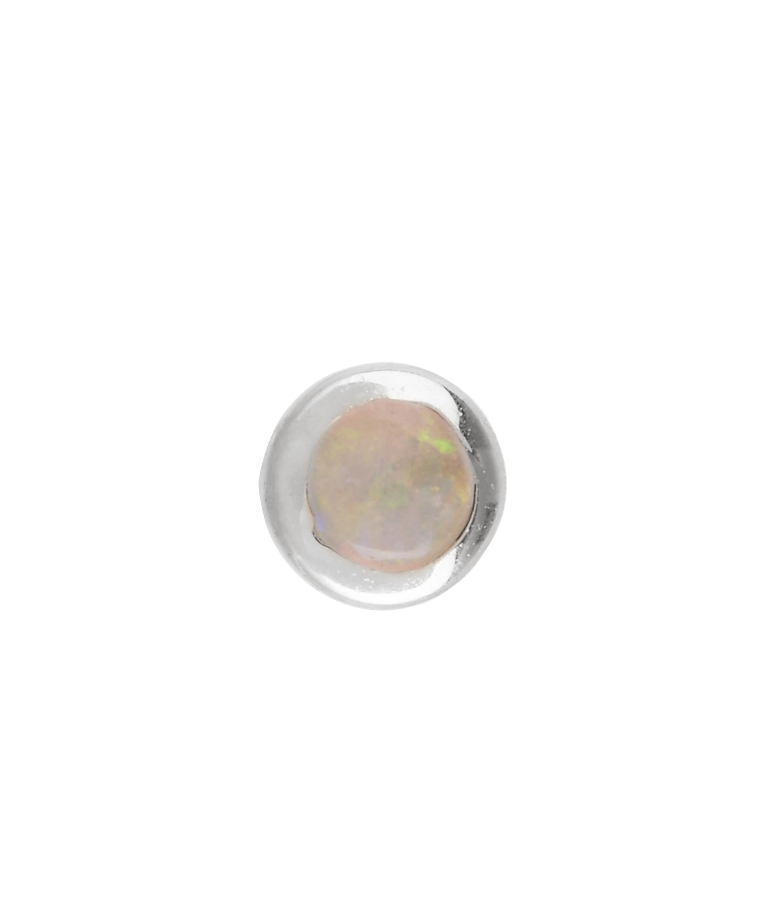 Maria Tash - 2mm Opal Threaded Stud Earring image number 2