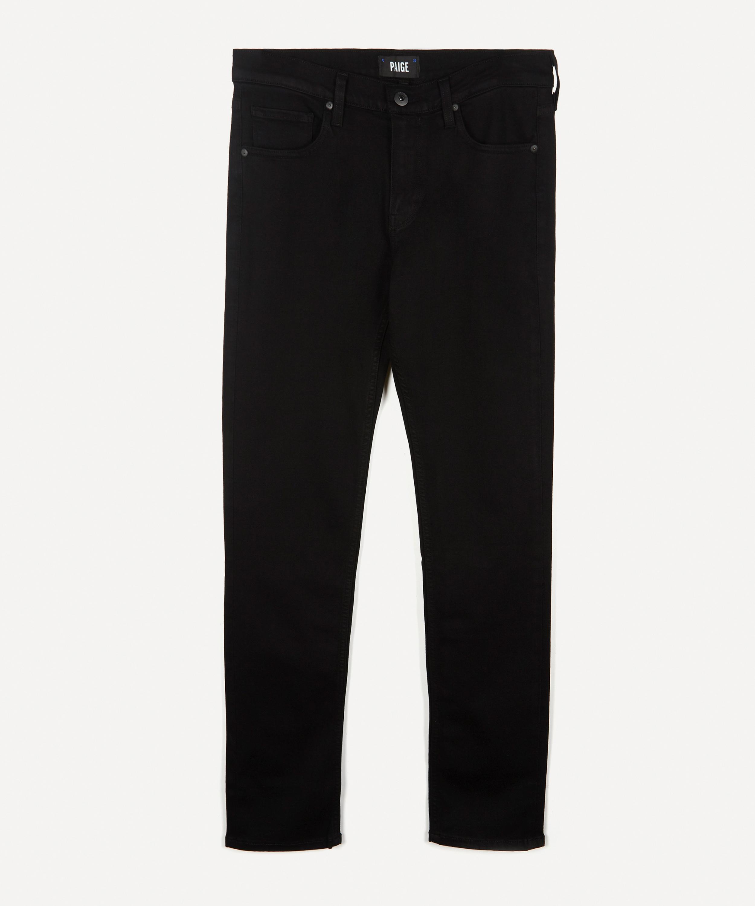 Paige - Lennox Slim Fit Black Shadow Jeans