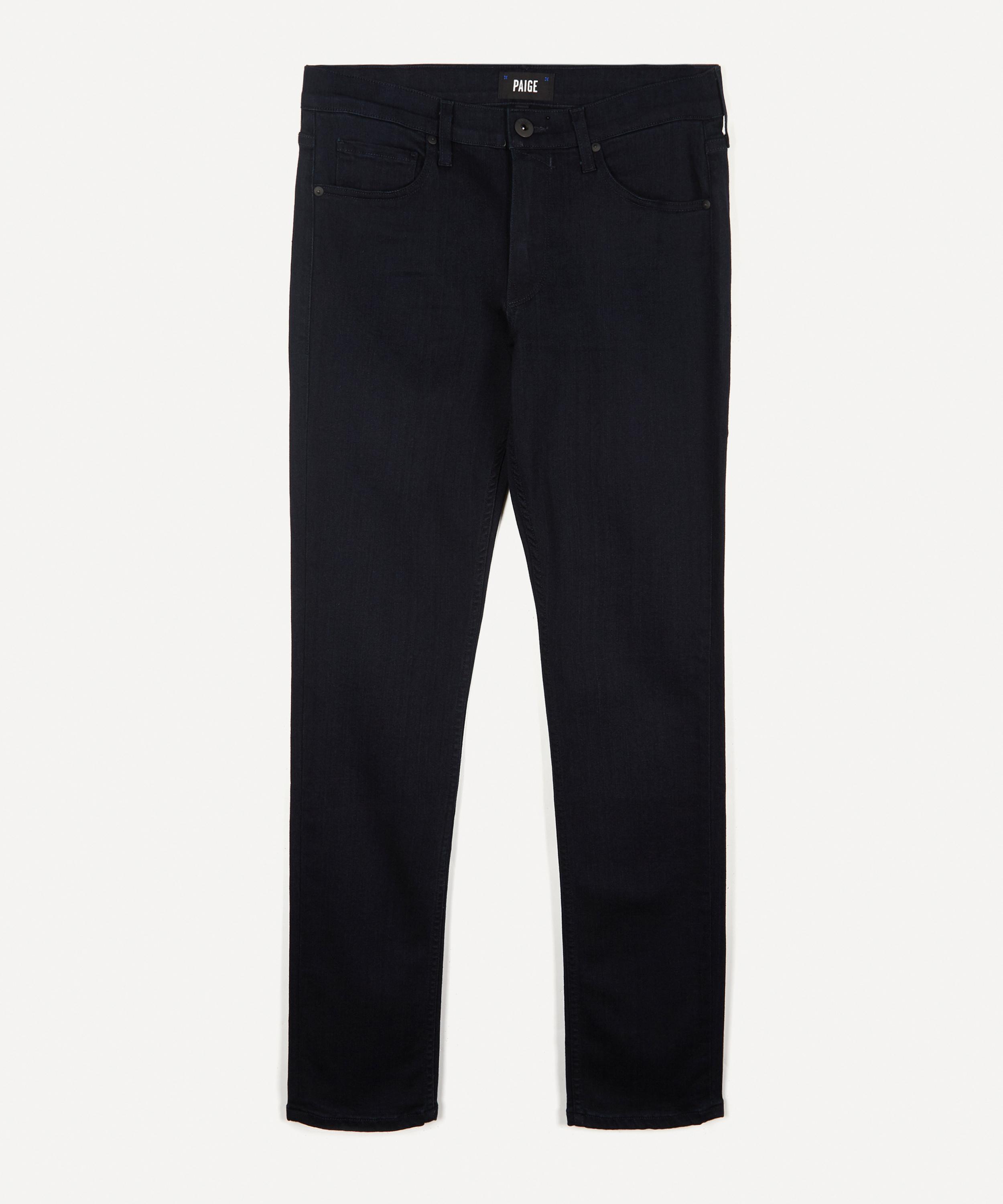 Paige - Lennox Slim Fit Inkwell Jeans image number 