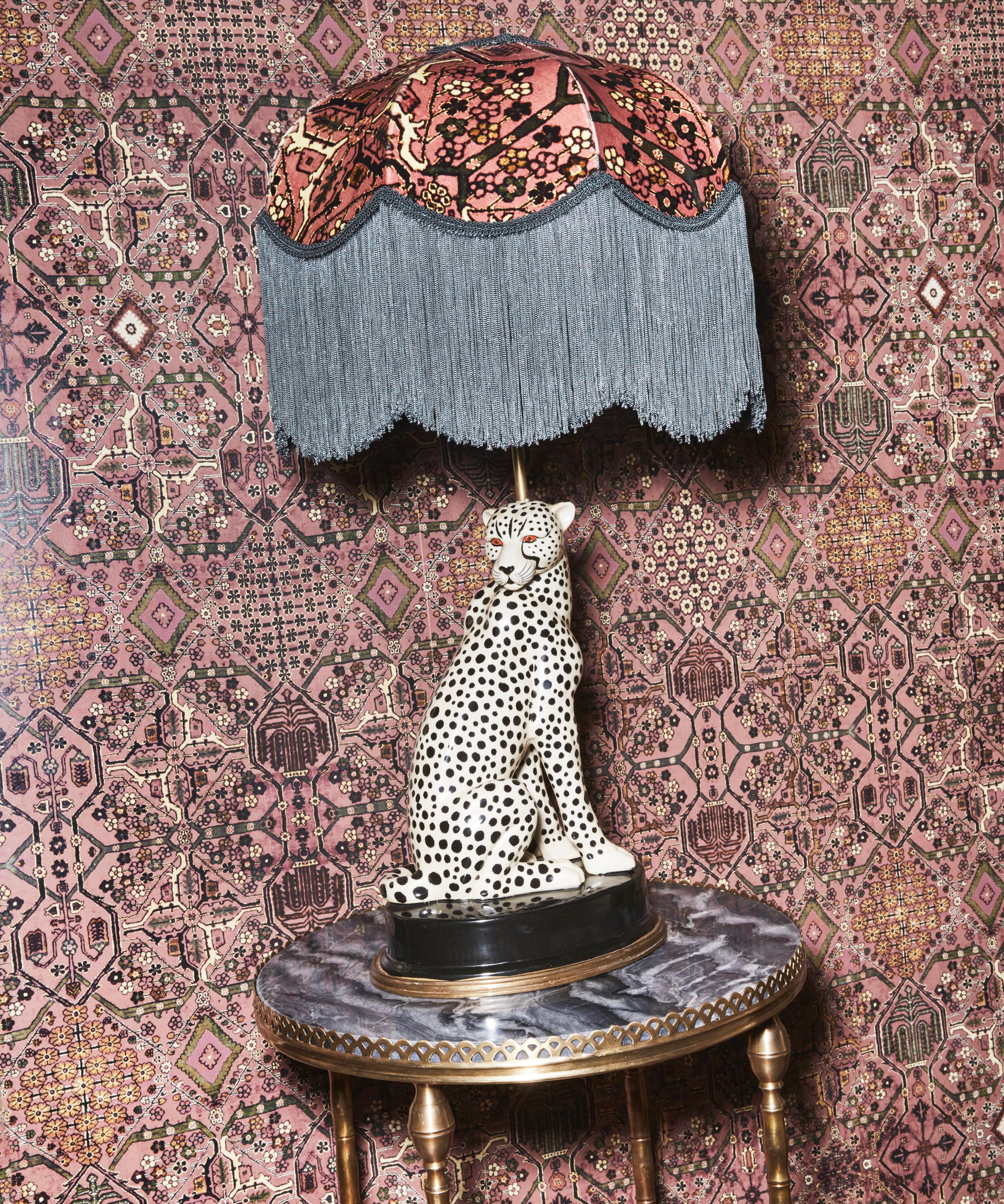 Cheetah lamp deals shade