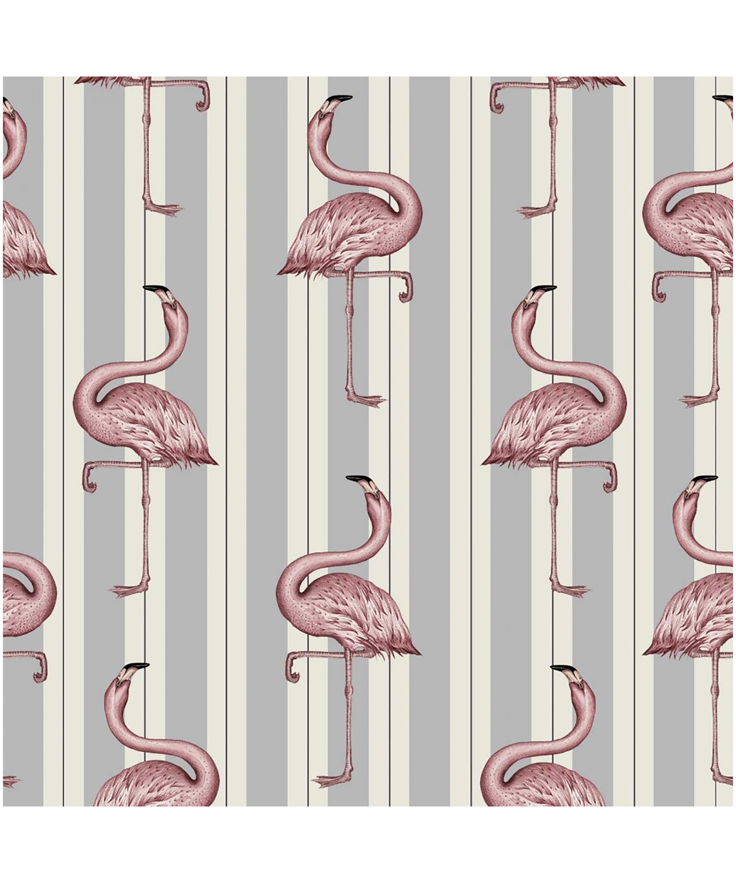 Off White Lavender Flamboyance Wallpaper Liberty