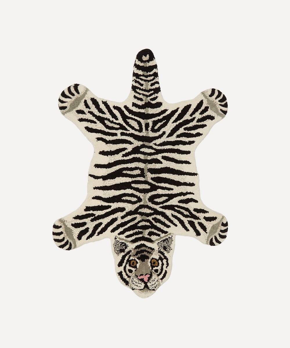 Doing Goods - Small Snowy Tiger Rug