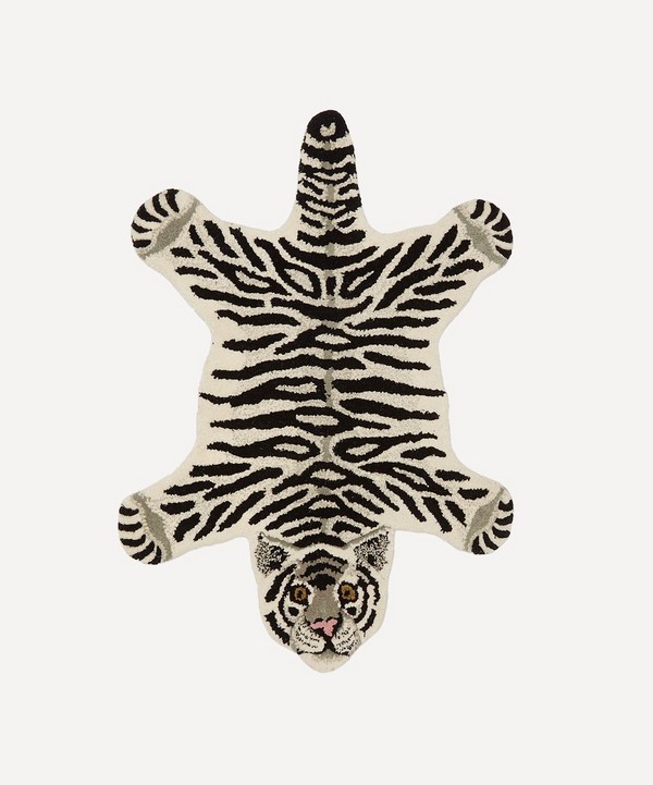 Doing Goods - Small Snowy Tiger Rug image number null