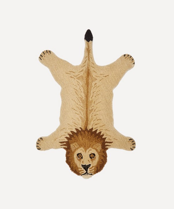 Doing Goods - Small Moody Lion Rug image number null