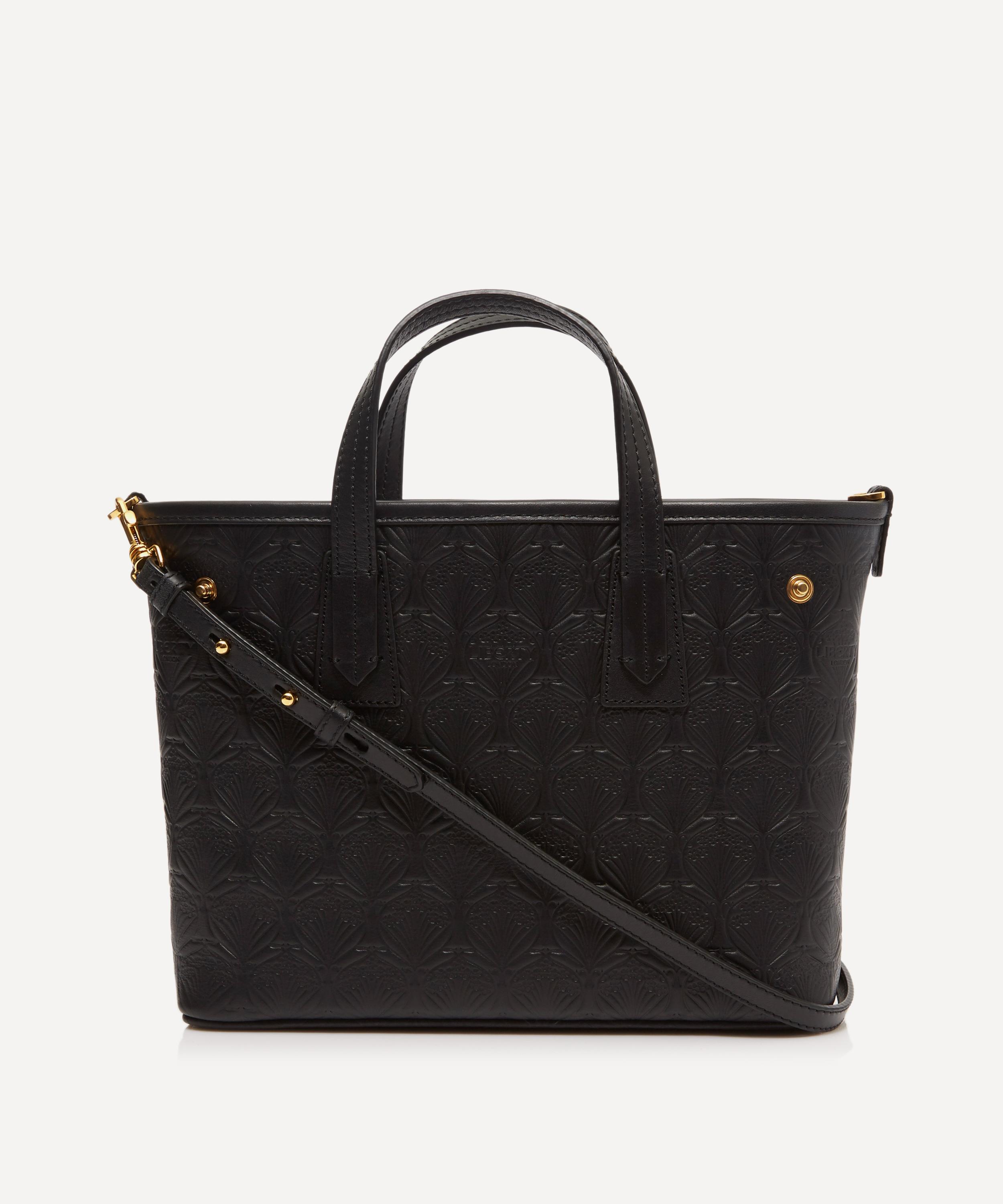 Liberty - Mini Marlborough Cross-Body Tote Bag in Embossed Leather image number 0