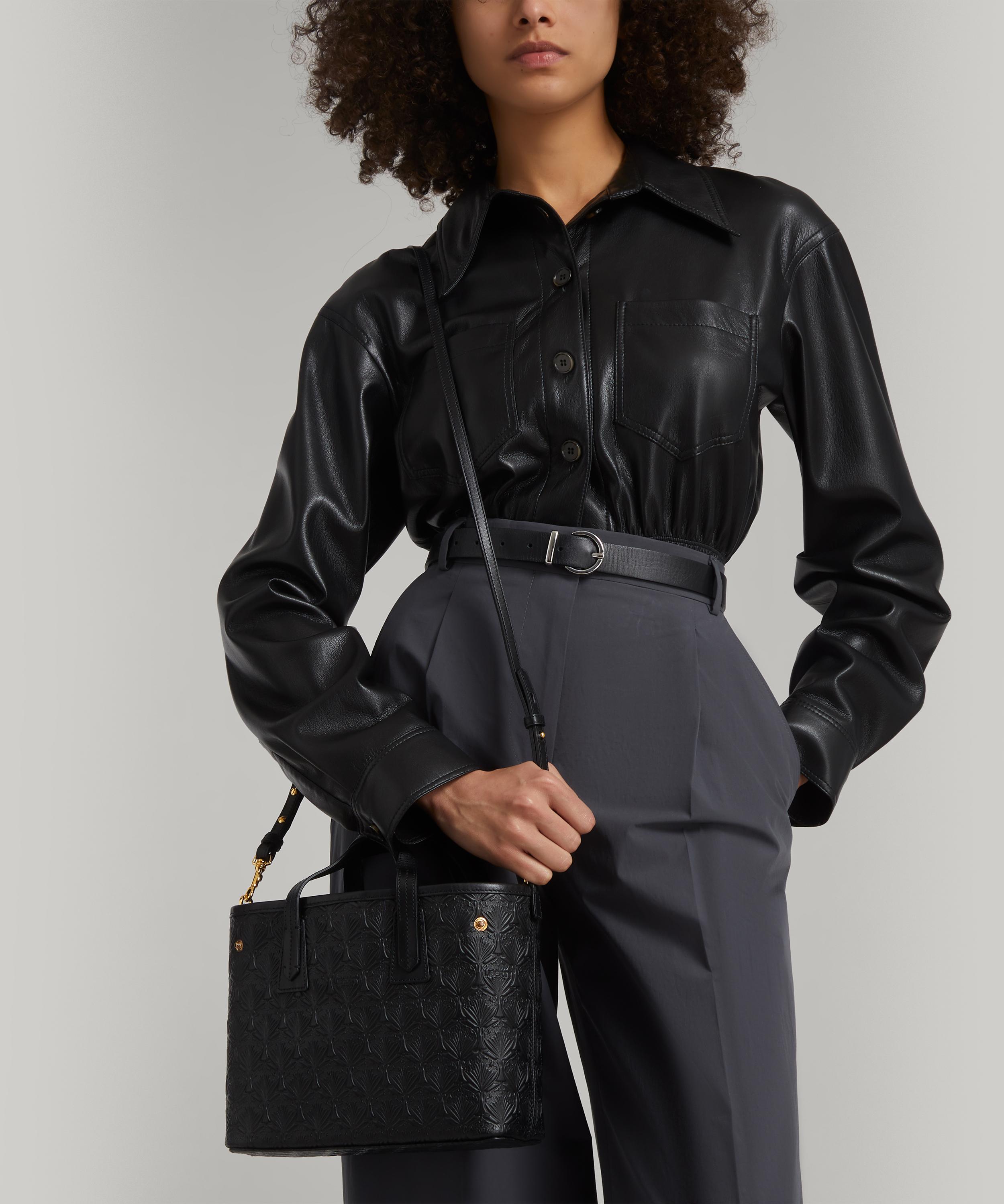 Liberty - Mini Marlborough Cross-Body Tote Bag in Embossed Leather image number 1