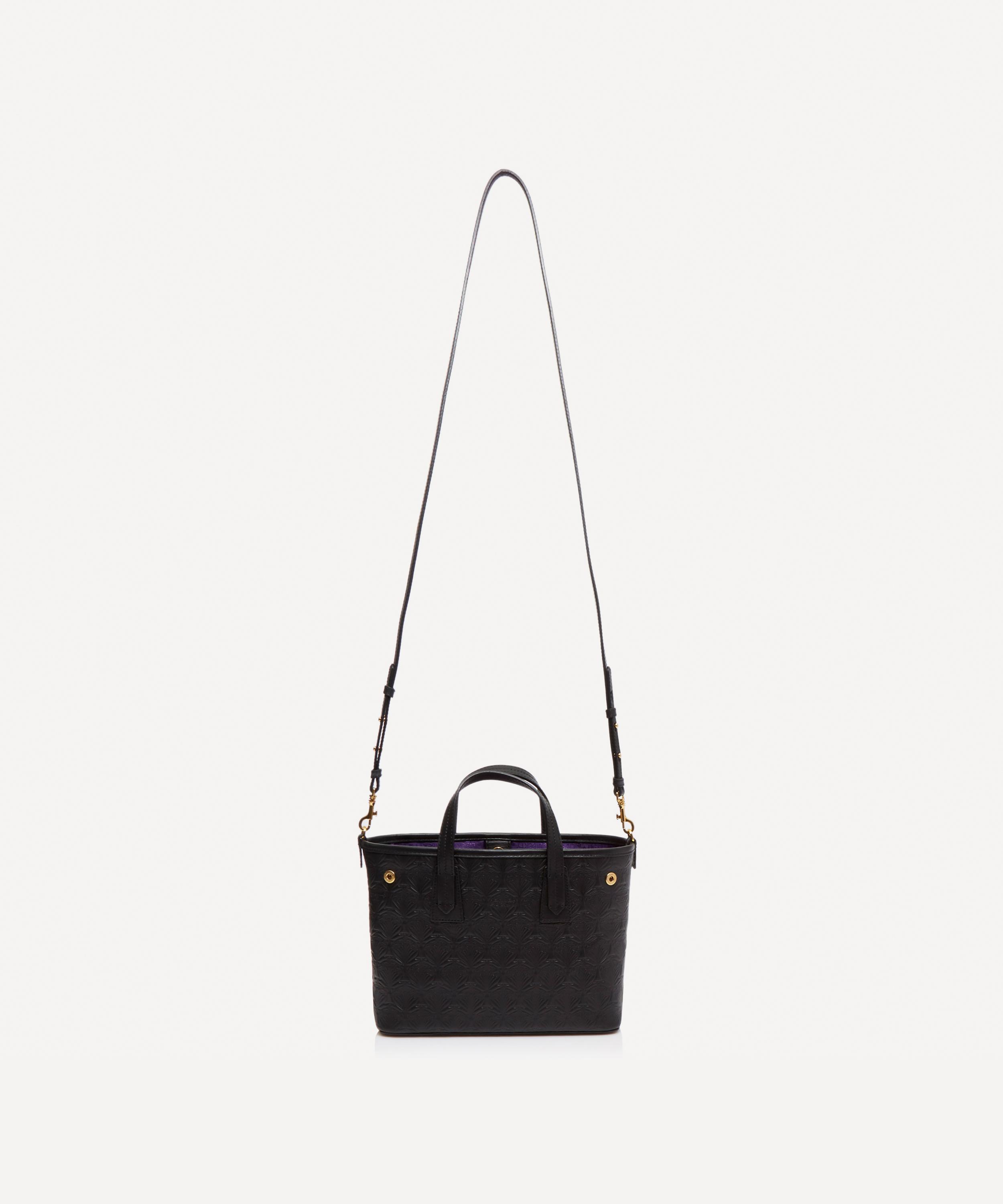 Liberty - Mini Marlborough Cross-Body Tote Bag in Embossed Leather image number 2