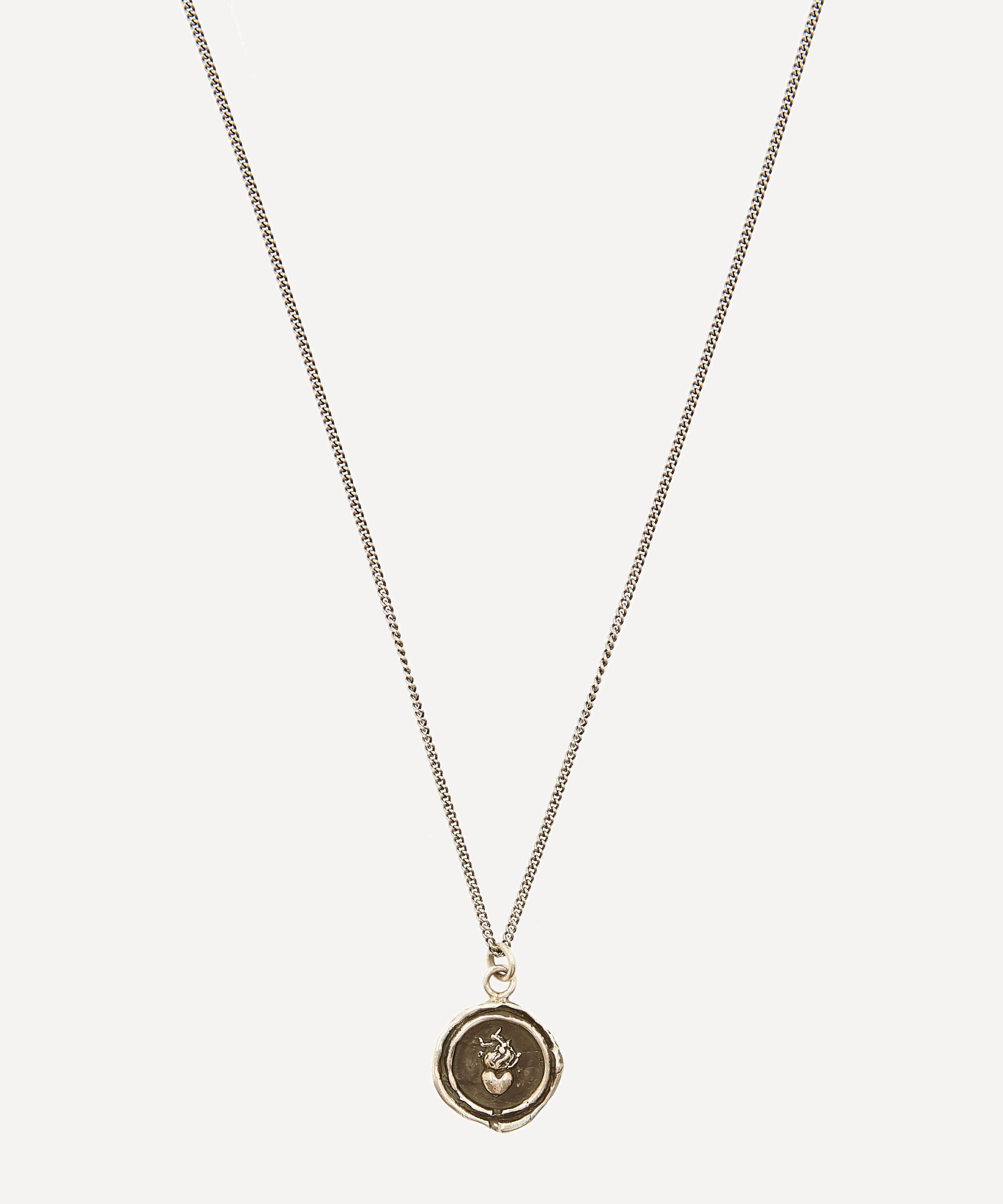 Pyrrha - Flaming Heart Necklace image number 0