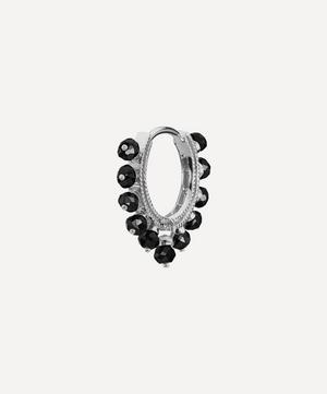 Maria Tash - 18ct 8mm Black Diamond Coronet Hoop Earring image number 0