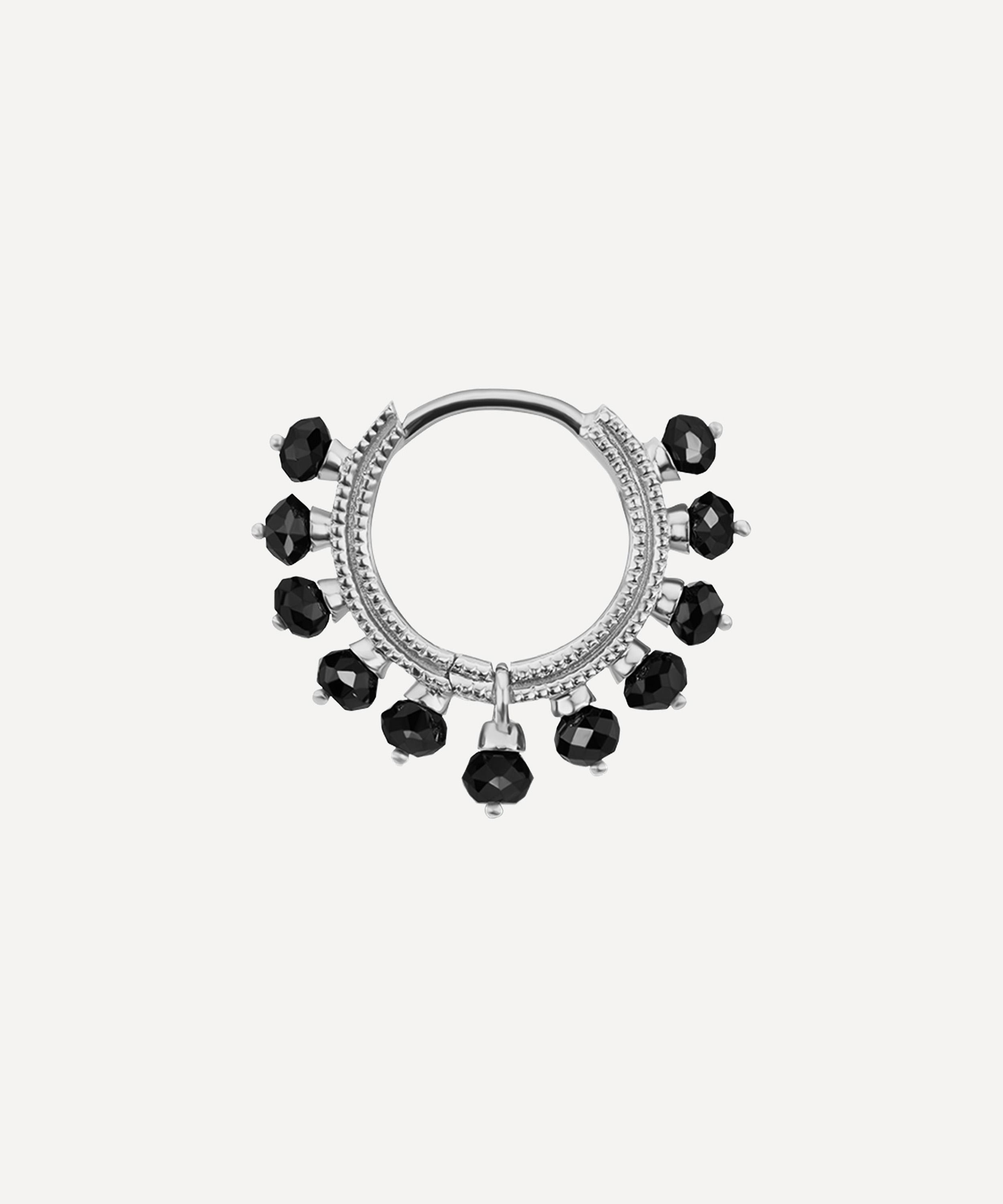 Maria tash black diamond on sale hoop