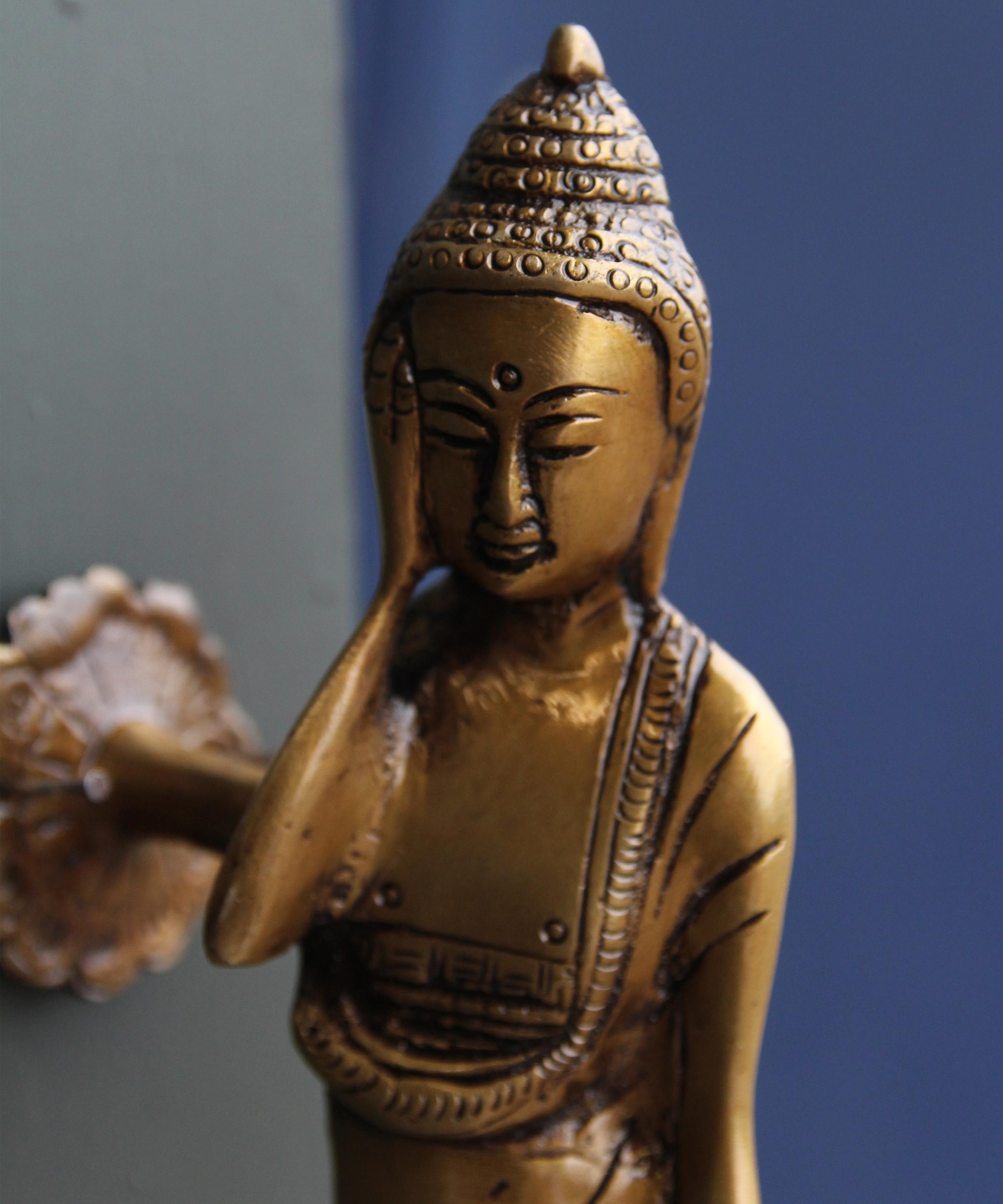 Rockett St George - Reclining Buddha Door Handle image number 1