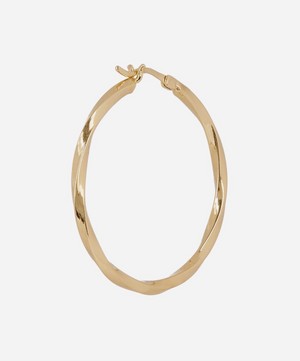 Maria Black - 22ct Gold-Plated 30 Francisca Single Hoop Earring image number 3