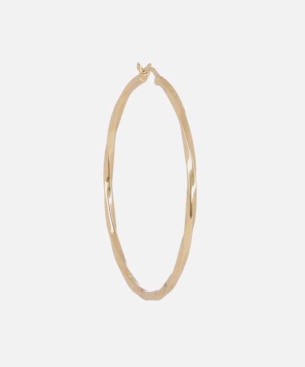 Maria Black - Gold-Plated Large Francisca Single Hoop Earring image number null