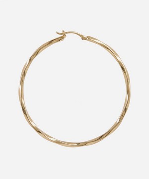 Maria Black - Gold-Plated Large Francisca Single Hoop Earring image number 2