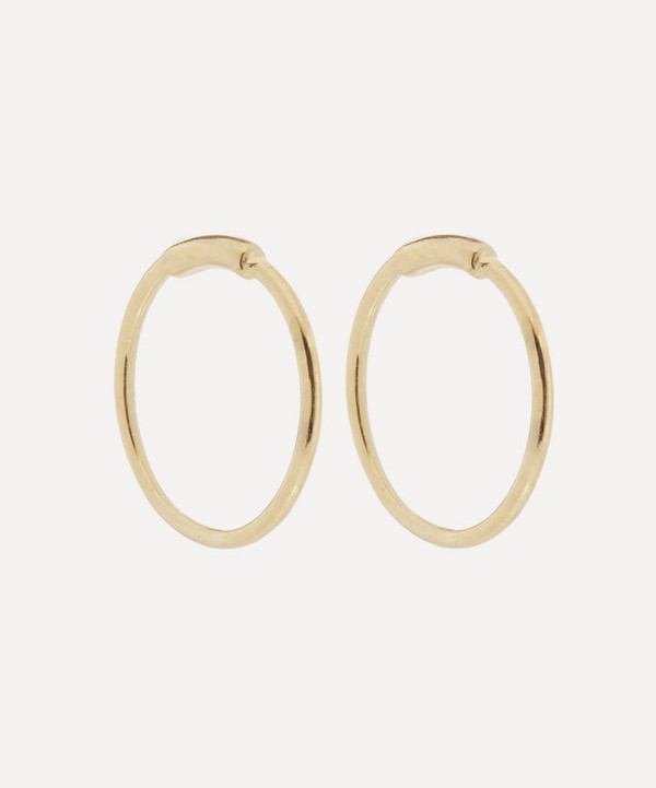 Maria Black - Gold-Plated Basic Hoop Earrings image number null