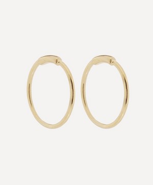 Maria Black - Gold-Plated Basic Hoop Earrings image number 0
