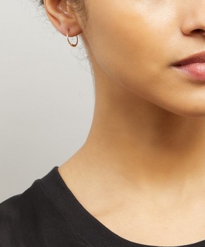 Maria Black - Gold-Plated Basic Hoop Earrings image number 1